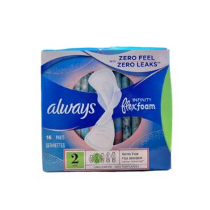 ALWAYS  2 SIZE REGULAR FLEX  FOAM 16CT