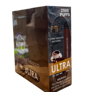 FUME ULTRA COFFEE TOBACCO 2500 PUFFS 10CT