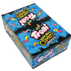 TROLLI SOUR BRITE CRAWLERS MINI 2OZ REGULAR 18CT