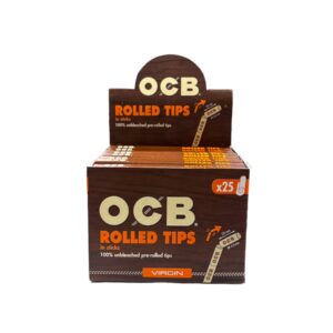 OCB VIRGIN TIPS BOOKLET 50/25CT