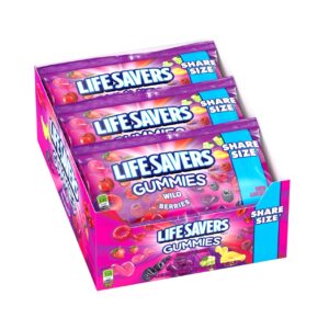 LIFE SAVERS GUMMIES WILD BERRY 15CT 4.2OZ KING