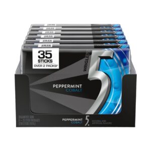 WRIG 5 GUM 35STICK COBLT PEPPERMINT 6CT