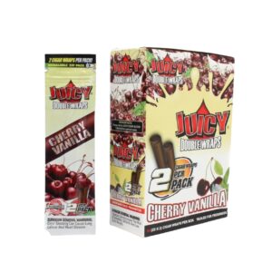 JUICY CIGAR WRAPS BOX CHERRY VANILLA 2/25CT