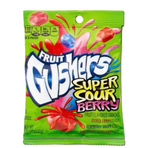PEG FRUIT GUSHERS SUPER SOUR 4.25OZ