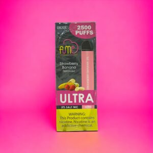 FUME ULTRA STRAWBERRY BANANA 2500 PUFFS 10CT
