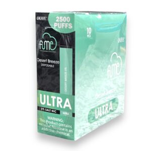 FUME ULTRA DESERT BREEZE 2500 PUFFS 10CT