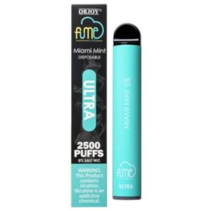 FUME ULTRA MIAMI MINT 2500 PUFFS 10CT