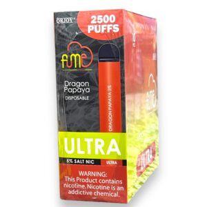 FUME ULTRA DRAGON PAPAYA 2500 PUFFS 10CT