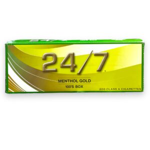 24/7 CIG 100 MENTHOL GOLD