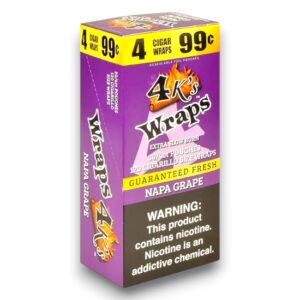 4KINGS WRAP 4/.99 NAPA GRAPE BOX 30CT