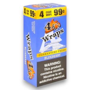 4KINGS WRAP 4/.99 BLUEBERRY BOX 30CT