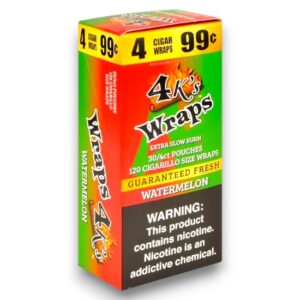 4KINGS WRAP 4/.99 WATERMELON BOX 30CT