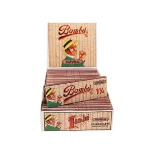 BAMBU PAPER NATURAL 1 1/4 SIZE 25CT