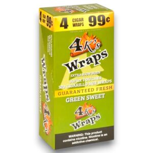 4KINGS WRAP 4/.99 GREEN SWEET 30CT