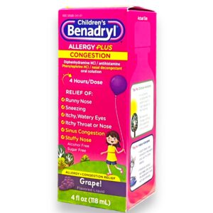 BENADRYL 4OZ ALLERGY CHILDREN GRAPE ALLERGY