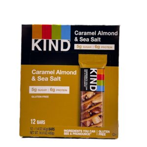 KIND PROTEIN BAR CARAMEL ALMOND & SEA SALT 12CT