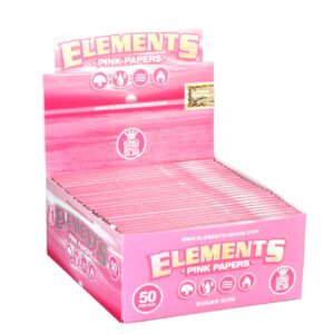 ELEMENTS PINK ULTRA THIN KING SIZE 50CT