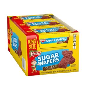 KEEBLER SUGAR WAFFER KING SIZE CHOCOLATE 4.4OZ 9CT