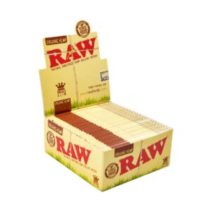 RAW ORGANIC PAPER KING SLIM 50CT