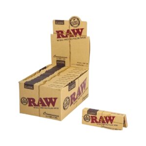 RAW CLASSIC CONNOISSEUR W/TIP 1-1/4 SIZE 24CT