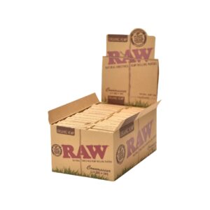 RAW ORGANIC CONNOISSEUR + TIP 1-1/4 SIZE 24CT