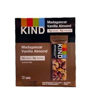 KIND PROTEIN BAR MADAGASCAR VANILLA ALMOND 12CT