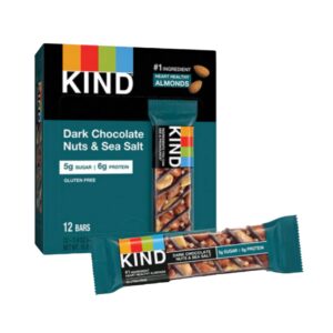 KIND PROTEIN BAR DARK CHOCOLATE NUTS & SEA SALT 12CT