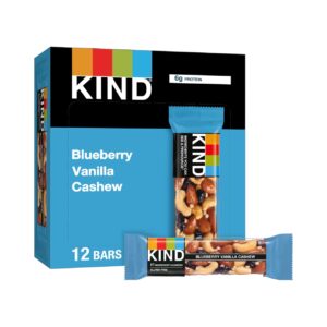 KIND PROTEIN BAR BLUEBERRY VANILLA & CASHEW BAR 12CT