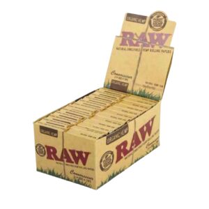 RAW ORGANIC CONNOISSEUR KING SIZE SLIM + TIP 24CT