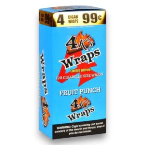 4KINGS WRAP 4/.99 FRUIT PUNCH BOX 30CT
