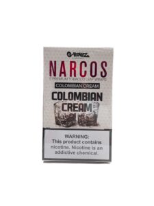 G-ROLLZ NARCOS LEAF WRAPS  5/8CT BOX - COLOMBIAN CREAM