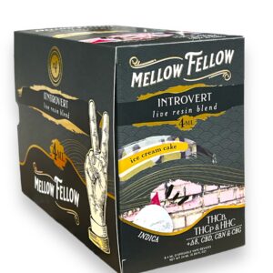 MELLOW FELLOW LR 4G DISPOSABLE 6CT BOX -ICE CREAM CAKE