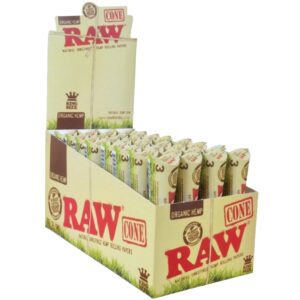 RAW ORGANIC CONE KING SIZE 3/32CT
