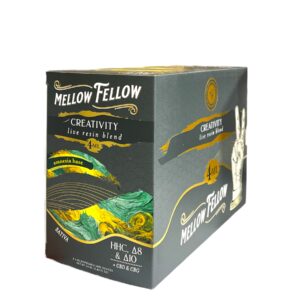 MELLOW FELLOW LR 4G DISPOSABLE 6CT BOX - AMNESIA HAZE