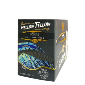MELLOW FELLOW LR 4G DISPOSABLE 6CT BOX - LUCID BLUE
