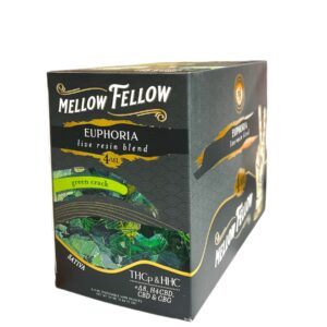 MELLOW FELLOW LR 4G DISPOSABLE 6CT BOX - GREEN CRACK