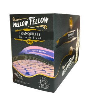 MELLOW FELLOW LR 4G DISPOSABLE 6CT BOX - SPACE QUEEN