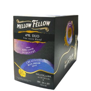 MELLOW FELLOW LR DUO 4ml CARTRIDGE 6CT BOX - KING LOUIS/BLUE DREAM
