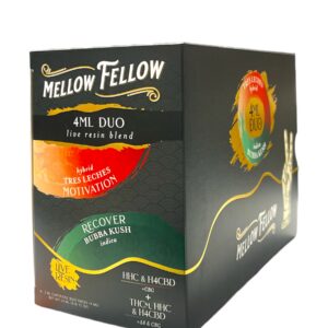 MELLOW FELLOW LR DUO 4ml CARTRIDGE 6CT BOX - TRES LECHES/BUBBA KUSH