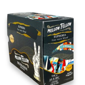MELLOW FELLOW 1ML LIVE RESIN BLEND DISPOSABLE 6CT BOX -I95 KUSH