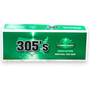 305 FLT CIGAR 100 MENTHOL BOX