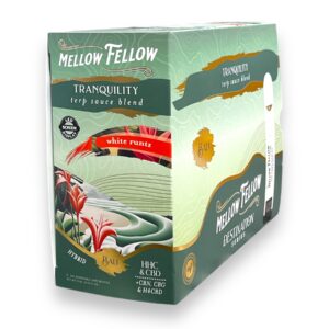 MELLOW FELLOW DESTINATION 2ML DISPOSABLE 6CT BOX - WHITE RUNTZ POP