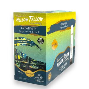 MELLOW FELLOW CREATIVITY 2ML DISPOSABLE 6CT BOX - SOUR DIESEL