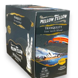 MELLOW FELLOW 1ML LIVE RESIN BLEND DISPOSABLE 6CT BOX -LEMON CHERRY GELATO