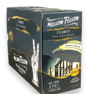 MELLOW FELLOW 1ML LIVE RESIN BLEND DISPOSABLE 6CT BOX -LEMON SKUNK