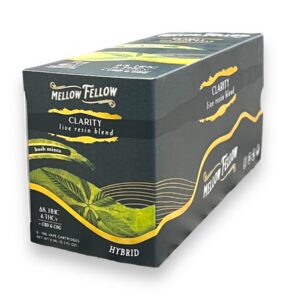 MELLOW FELLOW 1ML LIVE RESIN BLEND CARTRIDGE 6CT BOX -KUSH MINTS