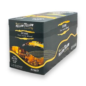 MELLOW FELLOW 1ML LIVE RESIN BLEND CARTRIDGE 6CT BOX -CALI GAS