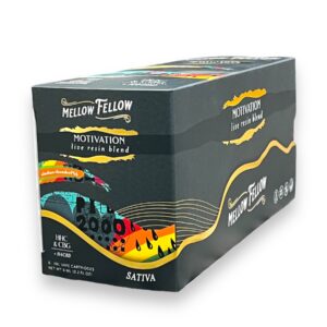 MELLOW FELLOW 1ML LIVE RESIN BLEND CARTRIDGE 6CT BOX -ALASKAN THUNDERFUCK