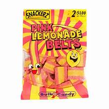 SNACKERZ 2F$2 12CT PINK LEMONADE BELTS