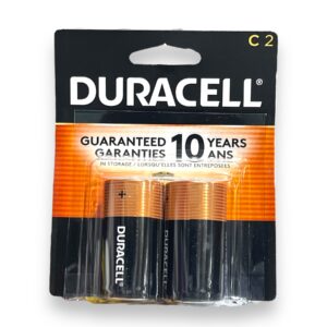 DURACELL C 2PK MADE IN USA
